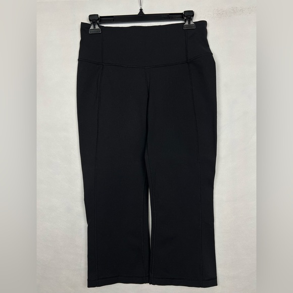 LULULEMON GATHER & CROW CROP BLACK size 8 - Picture 5 of 11